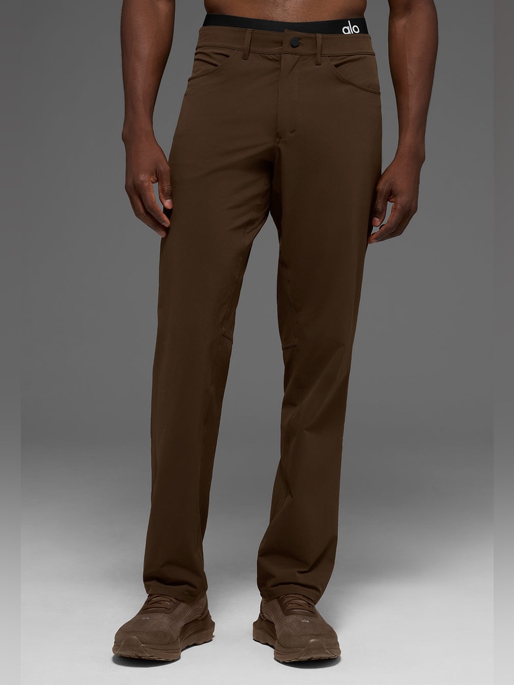 Alo Yoga Men's Day and Night Pants - Espresso Brown